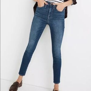 Madewell high waisted skinny jeans, size 26